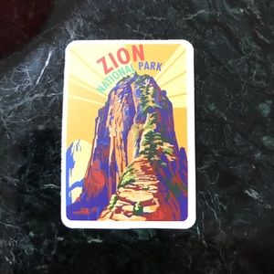 2/$8 Zion National Park Laptop or Tablet Sticker